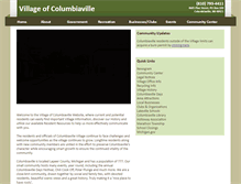 Tablet Screenshot of columbiaville.org